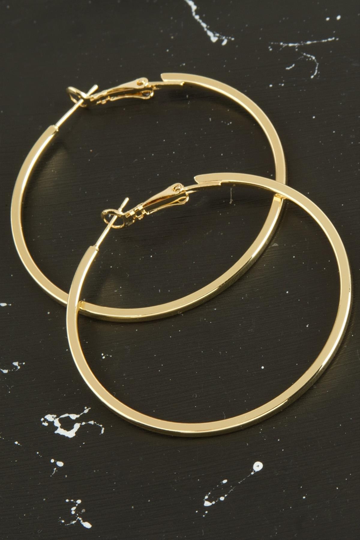 Halka Çelik Küpe 5 cm