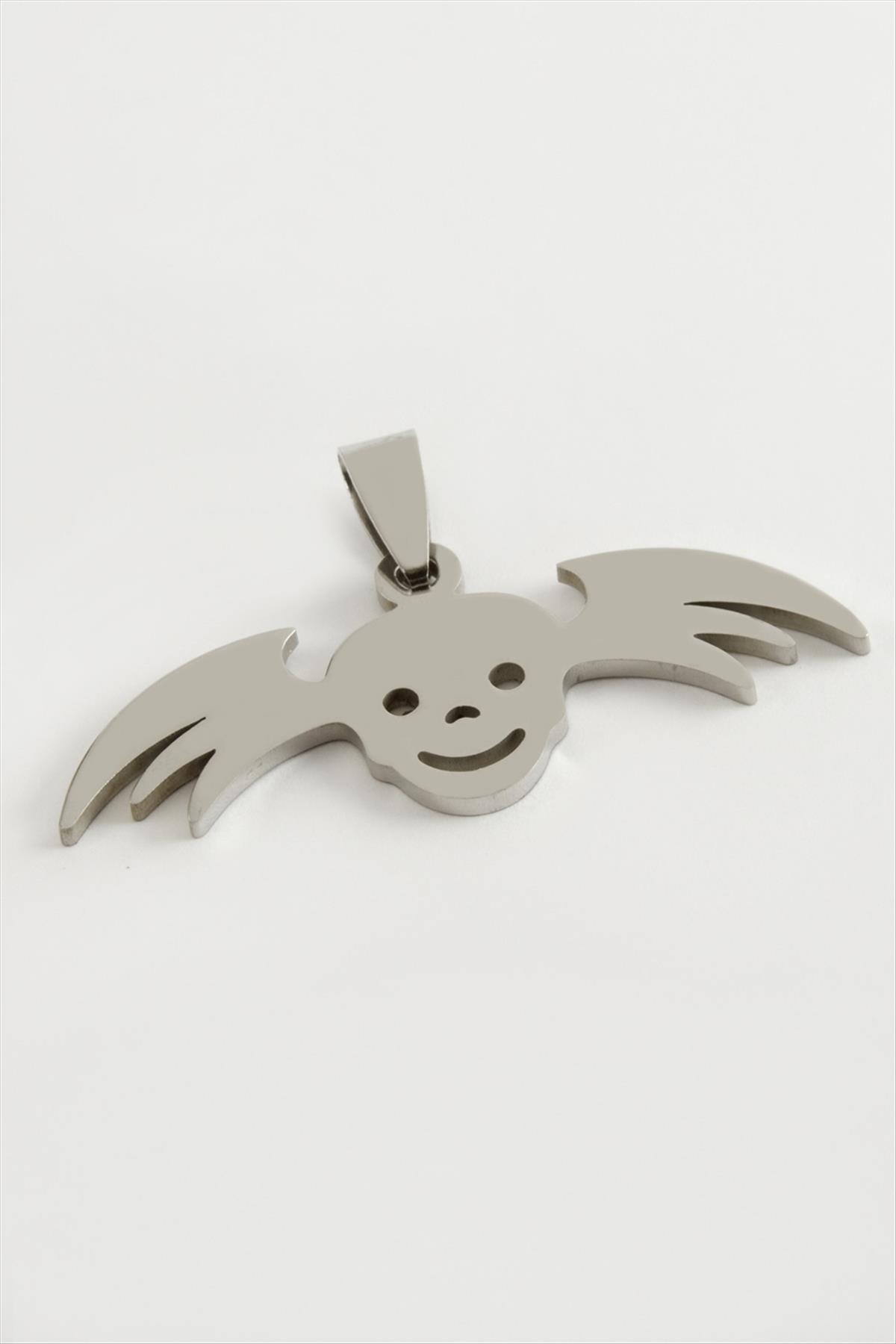 Hayalet Çelik Kolye Ucu 4,5 cm