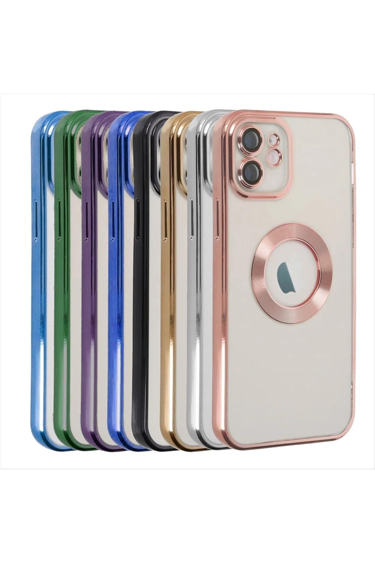 iPhone 11 Lüx Lensli Lazer Silikon Kılıf (Kamera Korumalı)