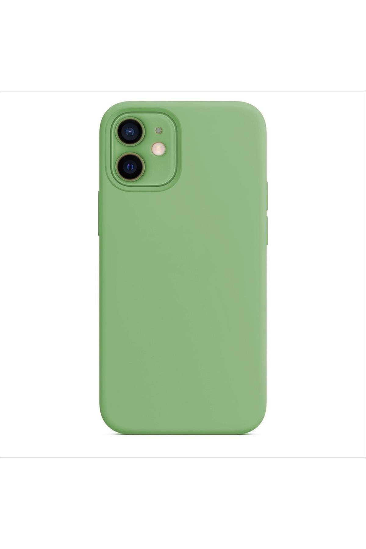 iPhone 12 mini Kadife Kaplı Lüx Lansman Silikon Kılıf