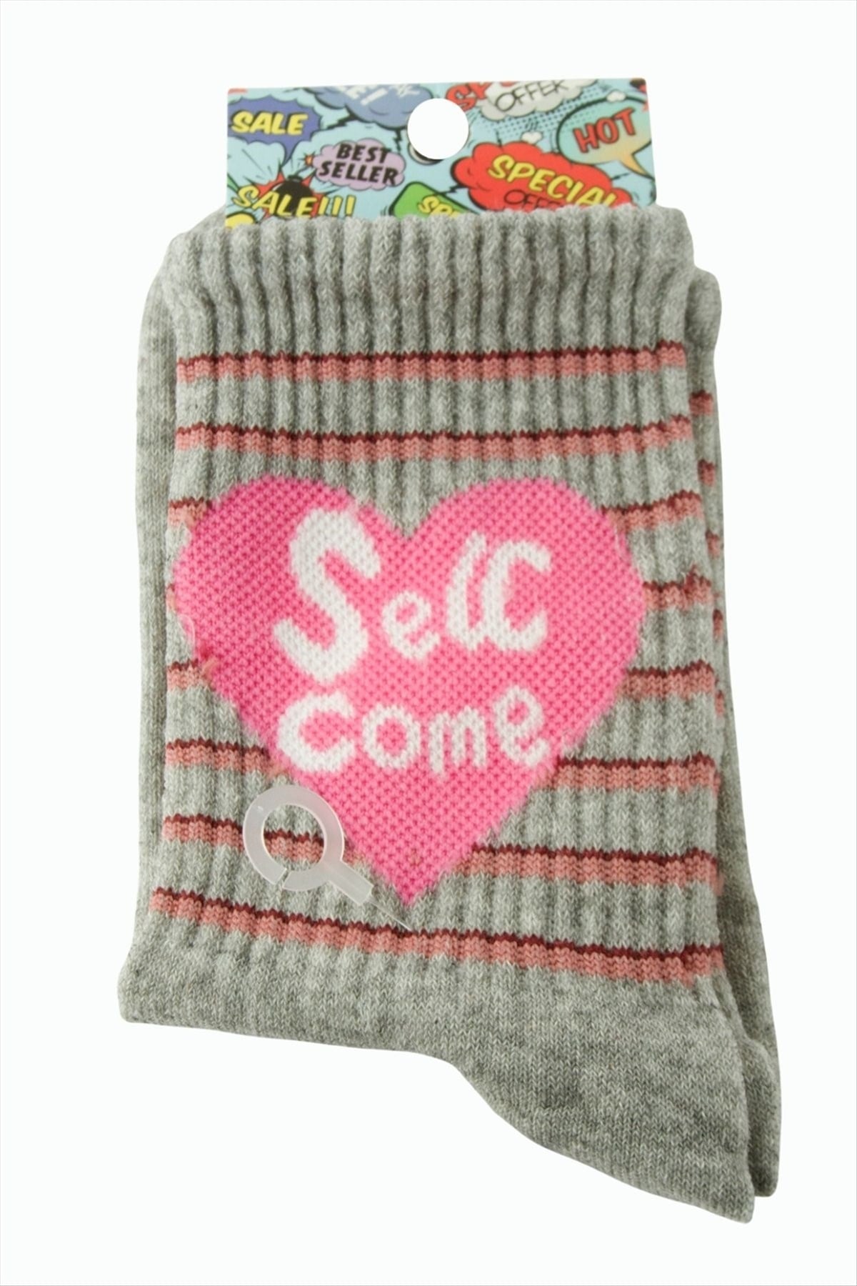 Kalp Kolej Çorap 8*28