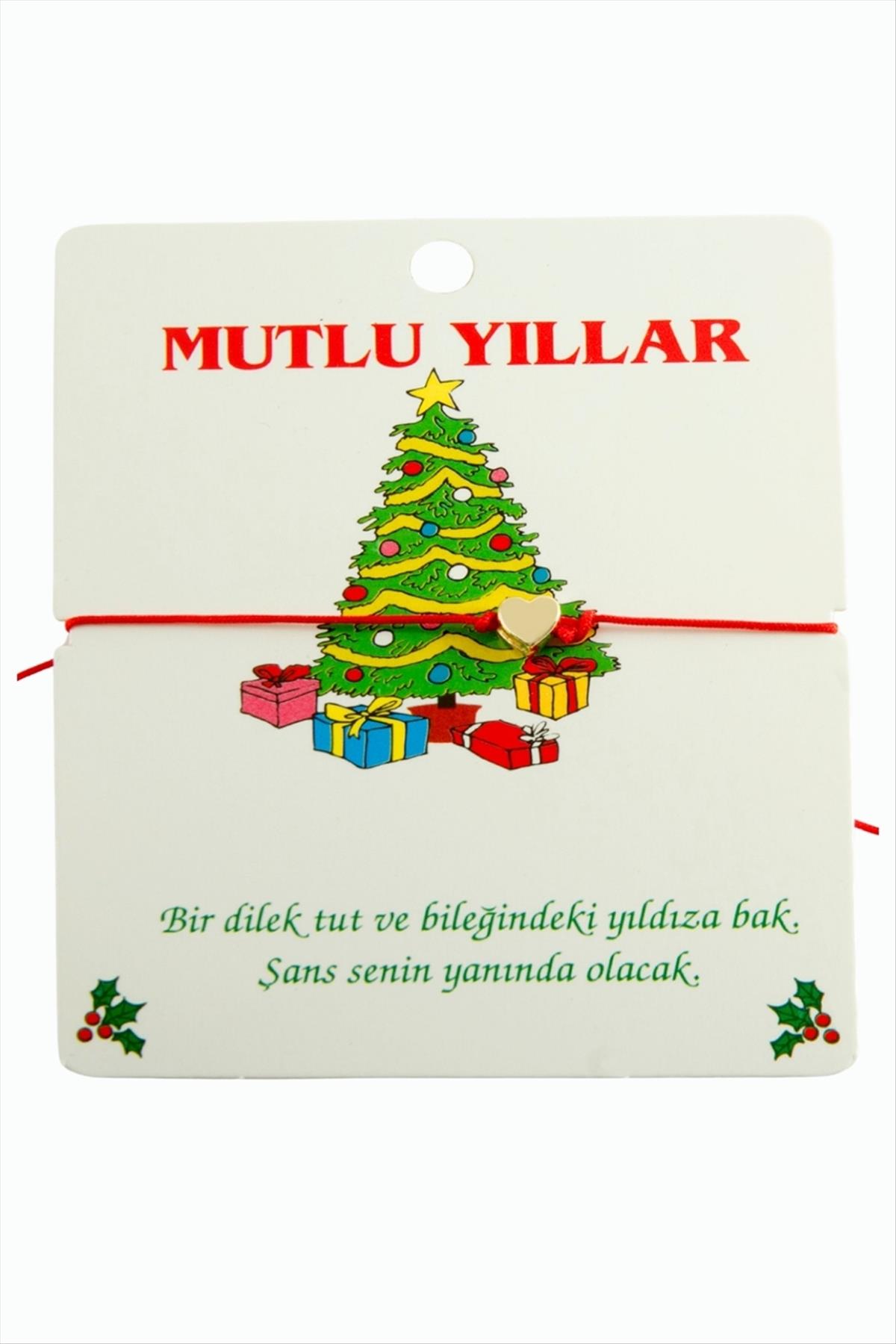 Kalp Yılbaşı Bilekliği