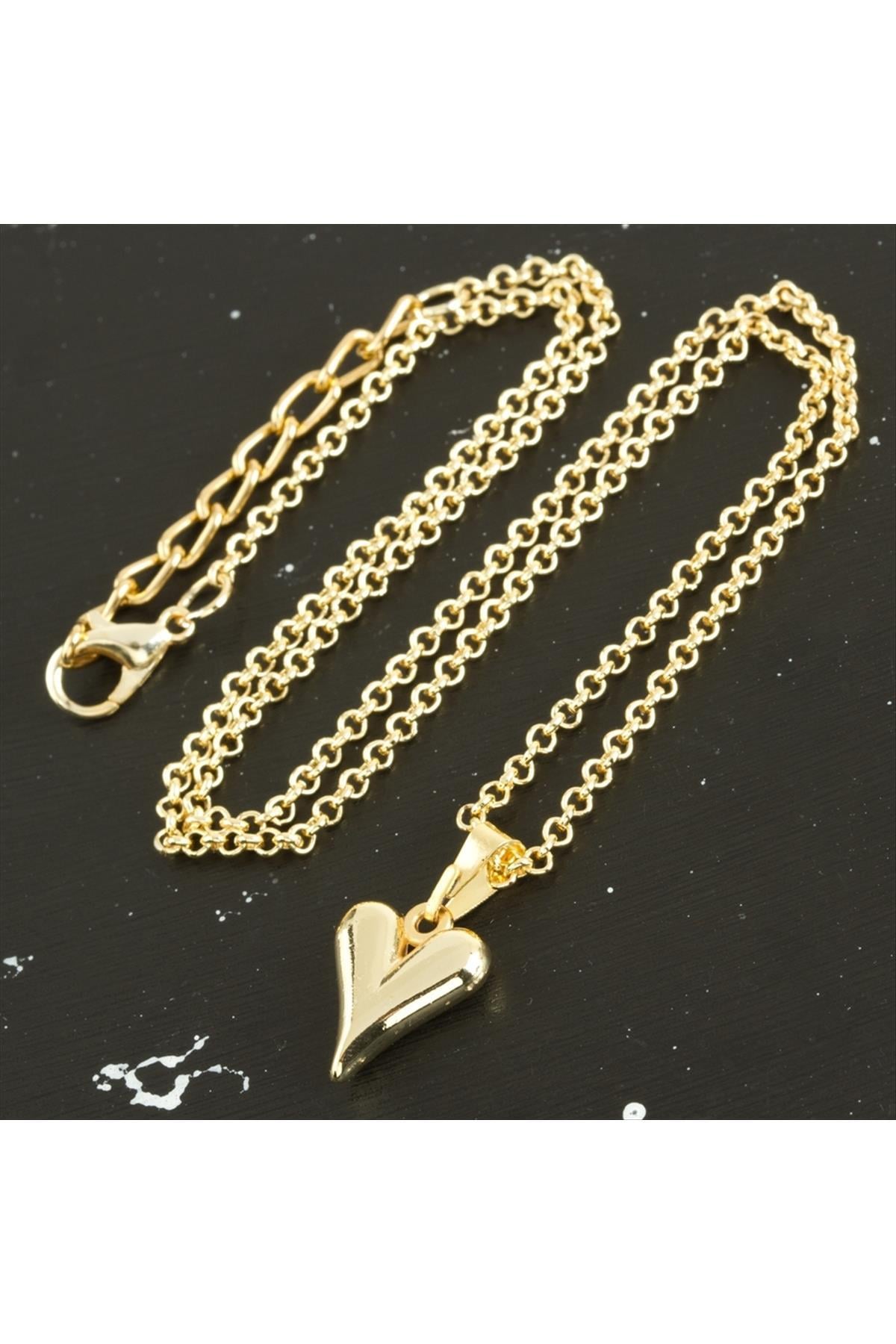 Kalp Zincir Kolye