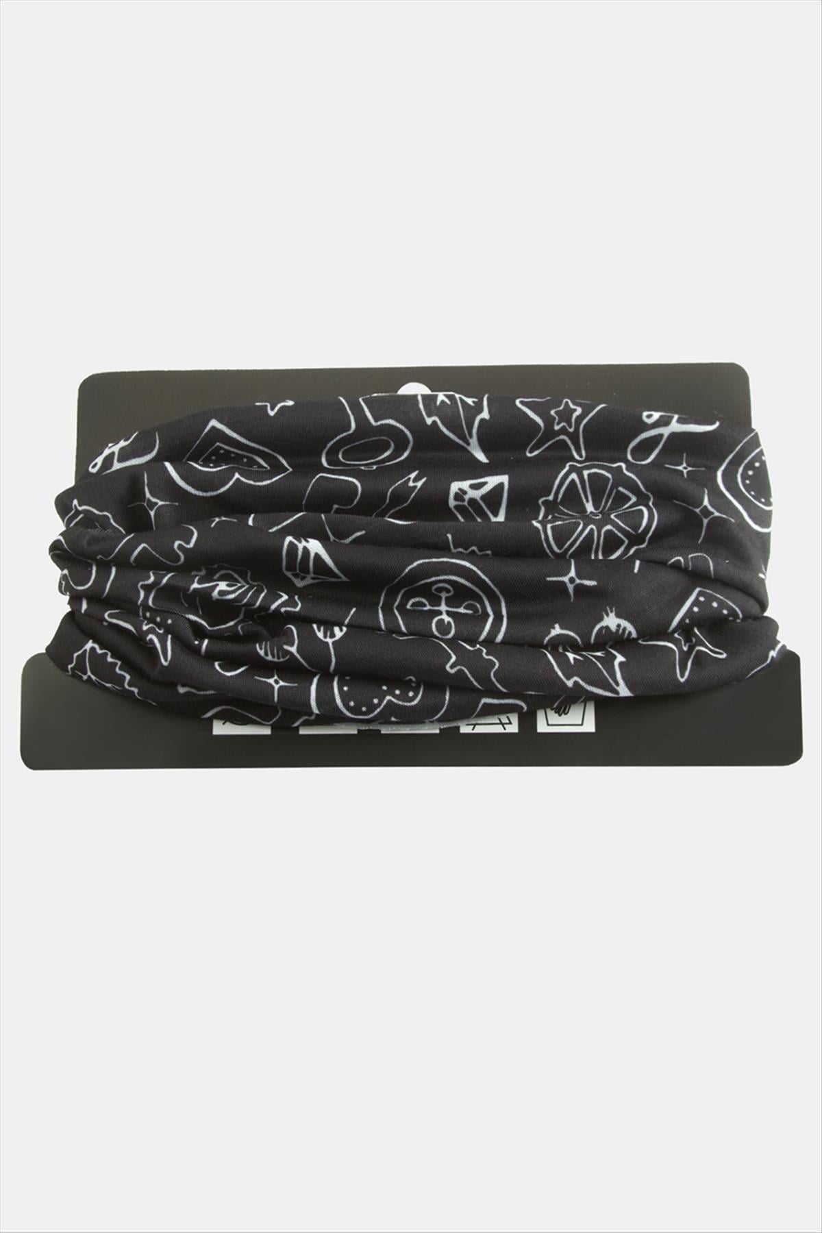Karışık Desenli Baff Boyunluk