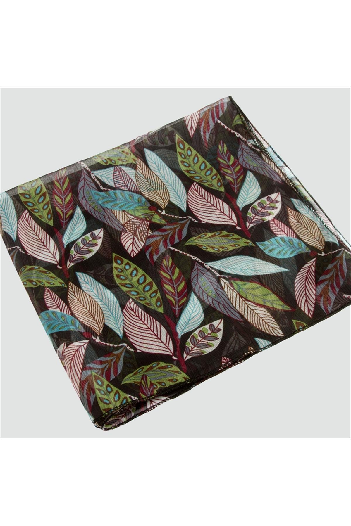 Karışık Desenli Şifon Bandana 45*45