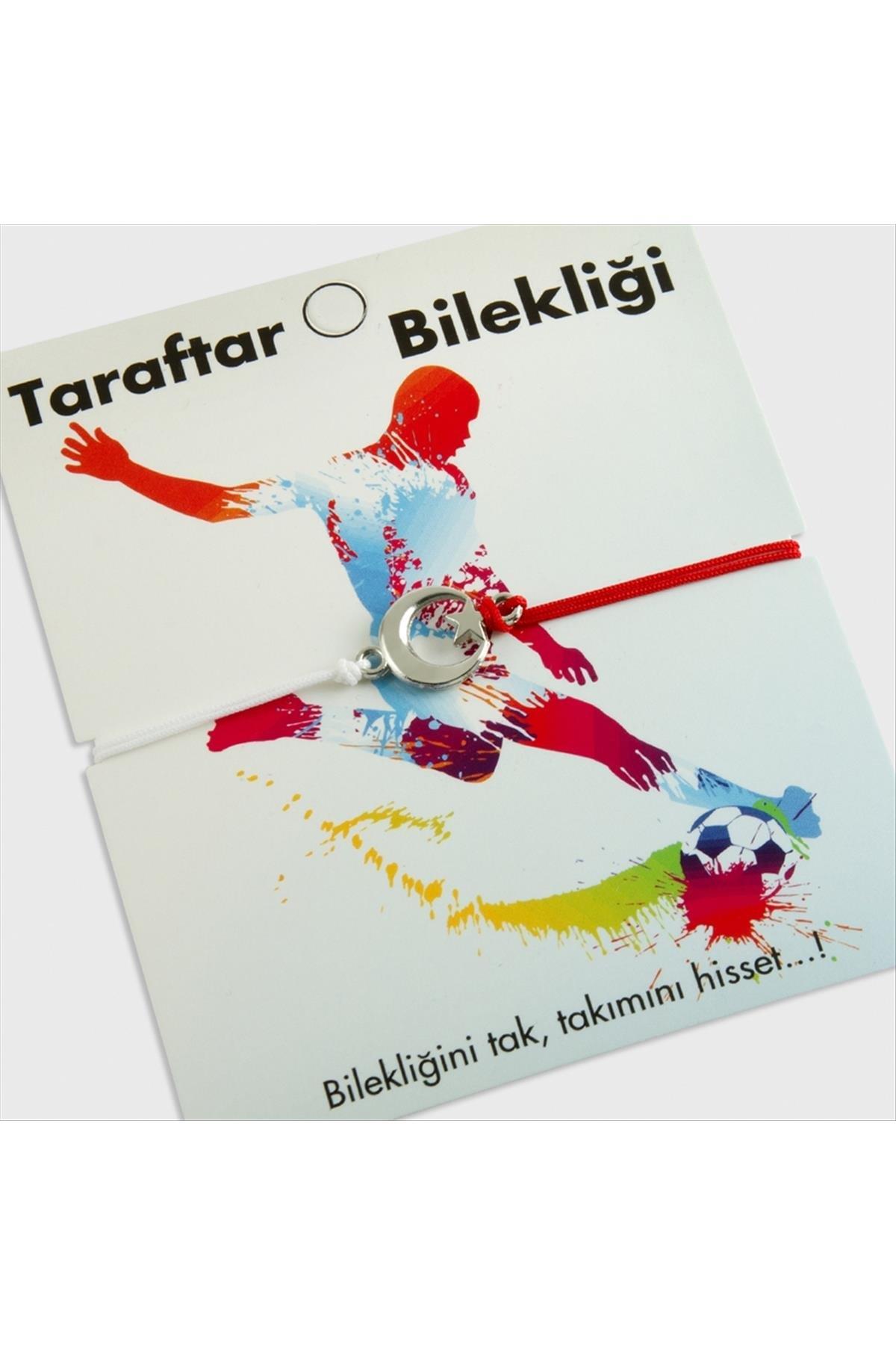 Kırmızı Beyaz Ay Yıldız Taraftar İp Bileklik