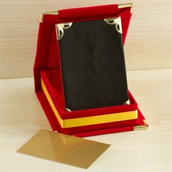 Kırmızı Boş Plaket