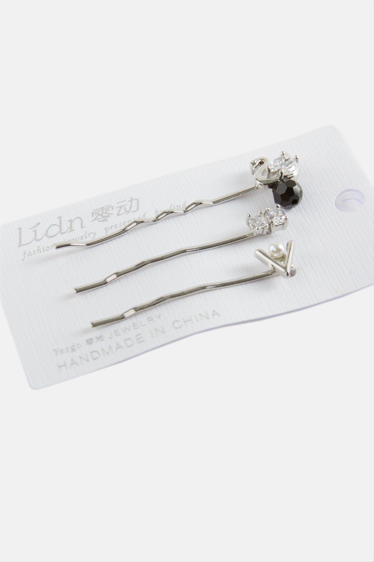Kuğu Taşlı Tel Toka 3 Adet