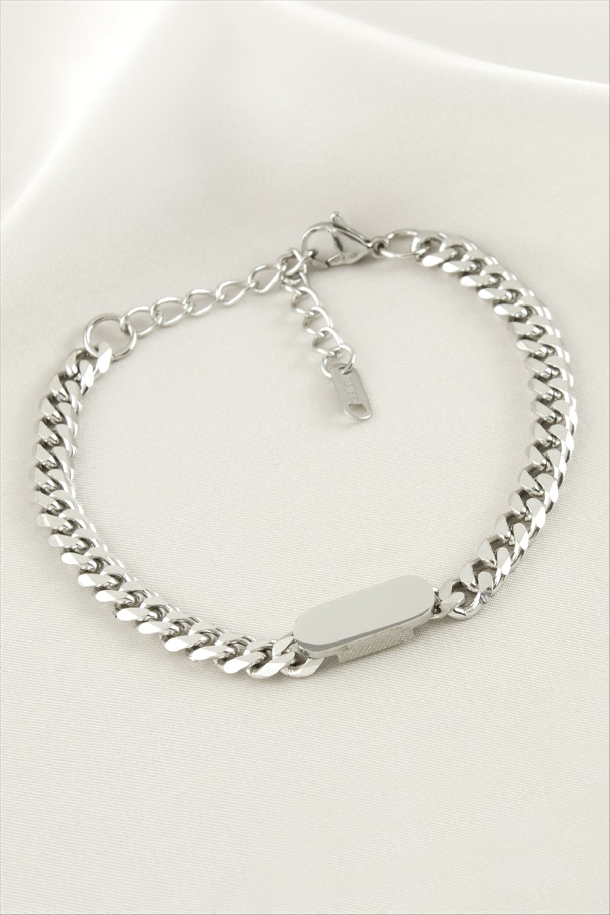 Künye Çelik Bileklik (İsim Yazılabilir)