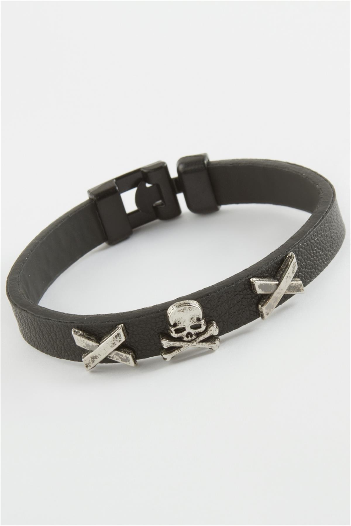 Kuru Kafa Kaliteli Suni Deri Bileklik