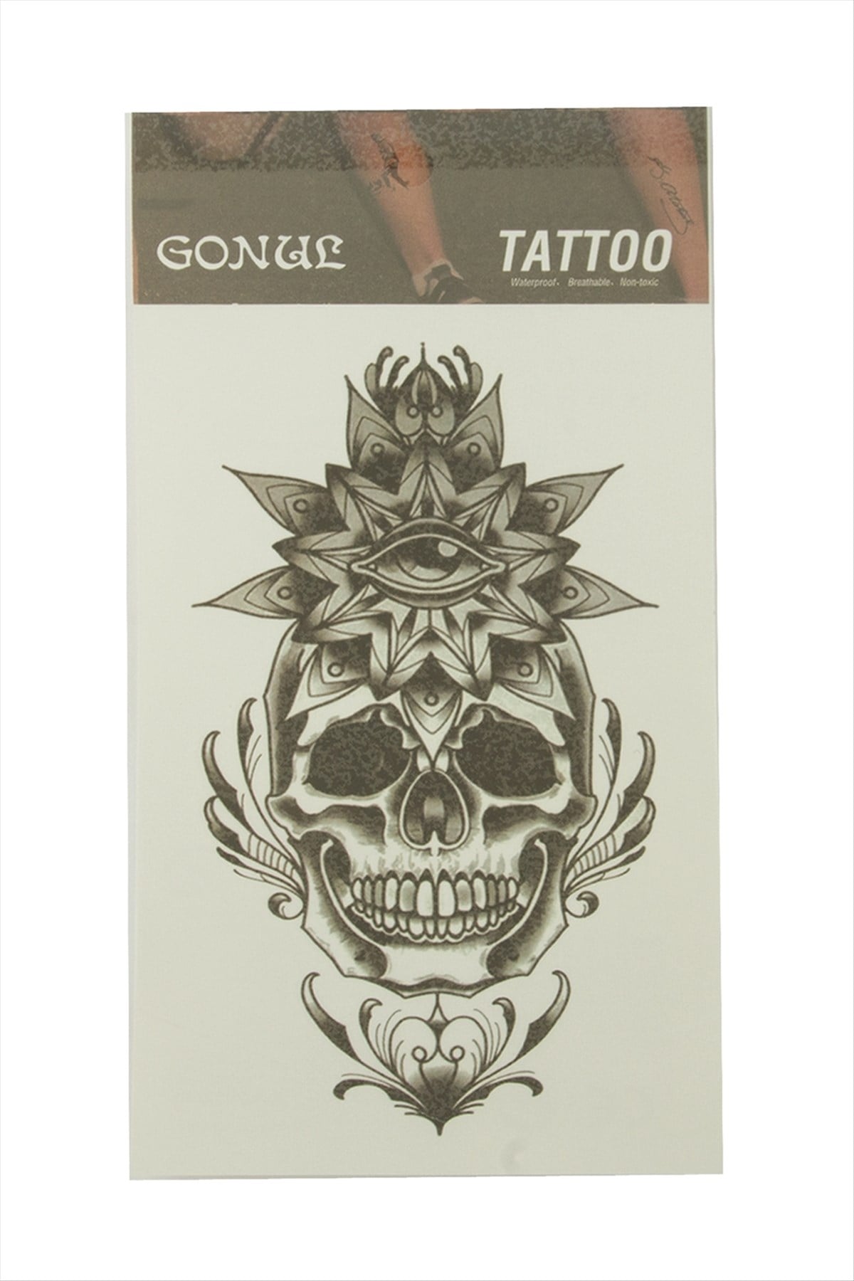 Kuru Kafa Tattoo Dövme Sticker