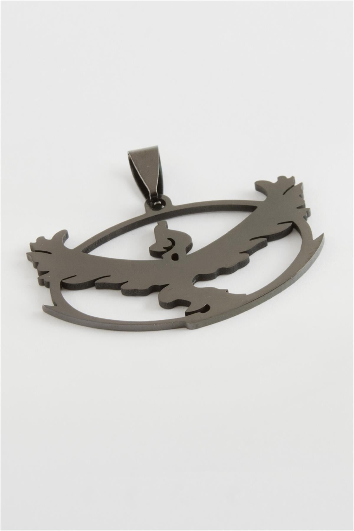 Kuş Çelik Kolye Ucu 4 cm