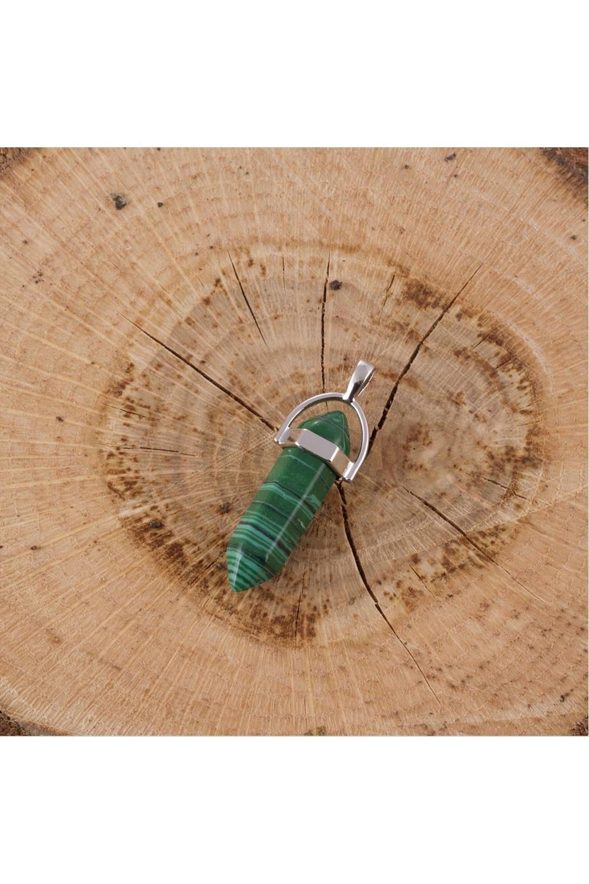 Malahit Point Kolye Ucu