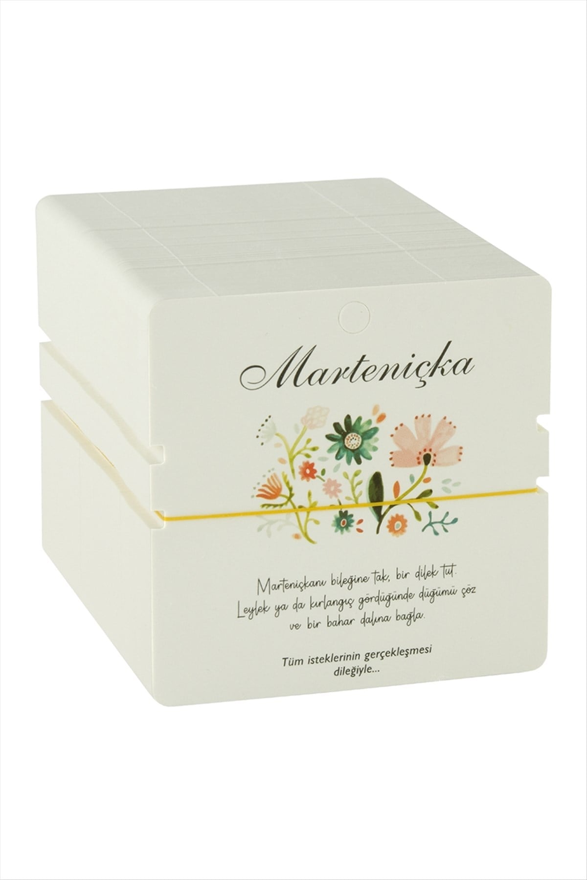 Marteniçka Bileklik Kartı