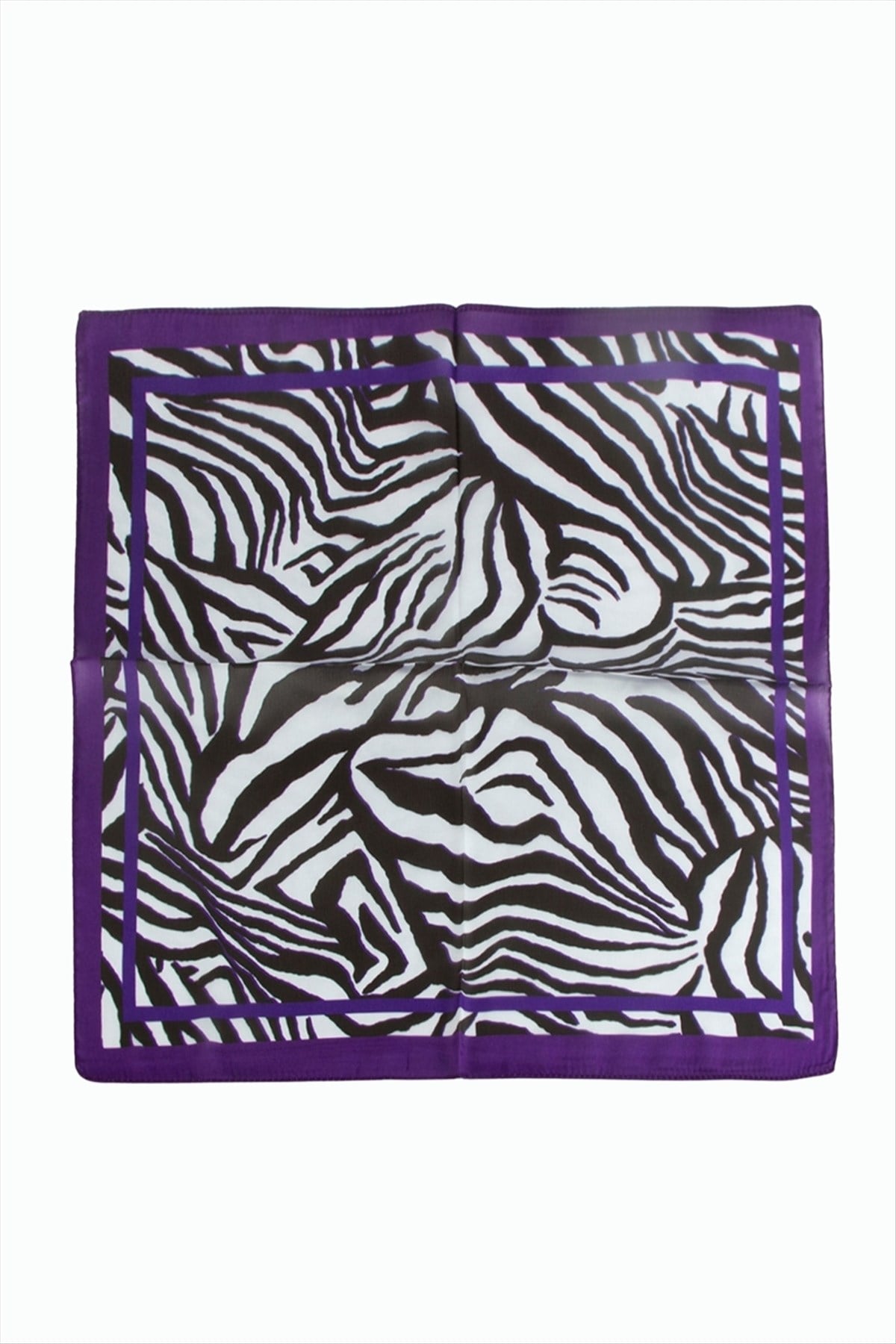 Mor Renkli Zr Şifon Fular 50*50 cm