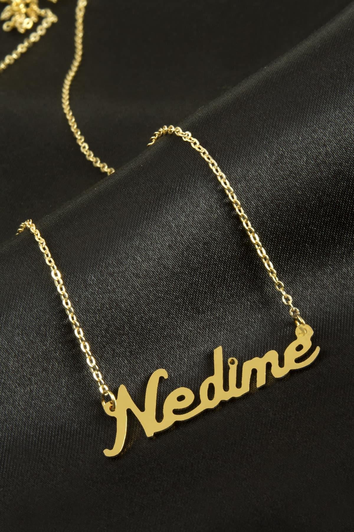 Nedime İsimli Kolye (Kişiye Özel)