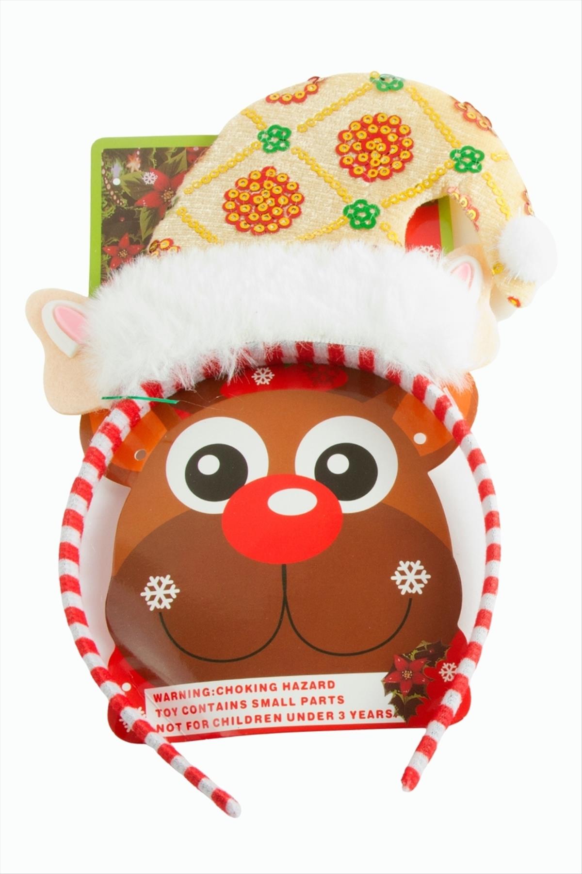 Noel Baba Şapkası Yılbaşı Taç