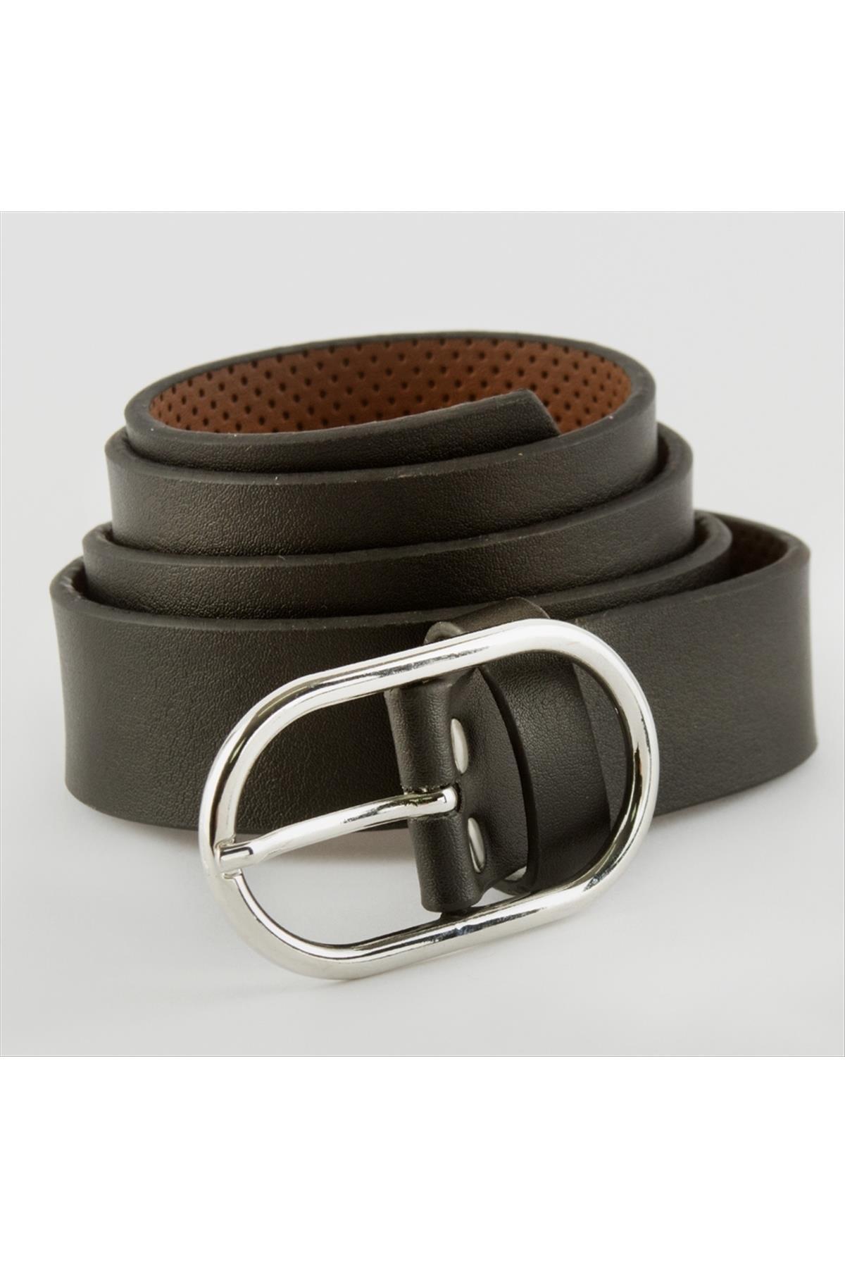 Oval  Deri Kemer (3 CM)