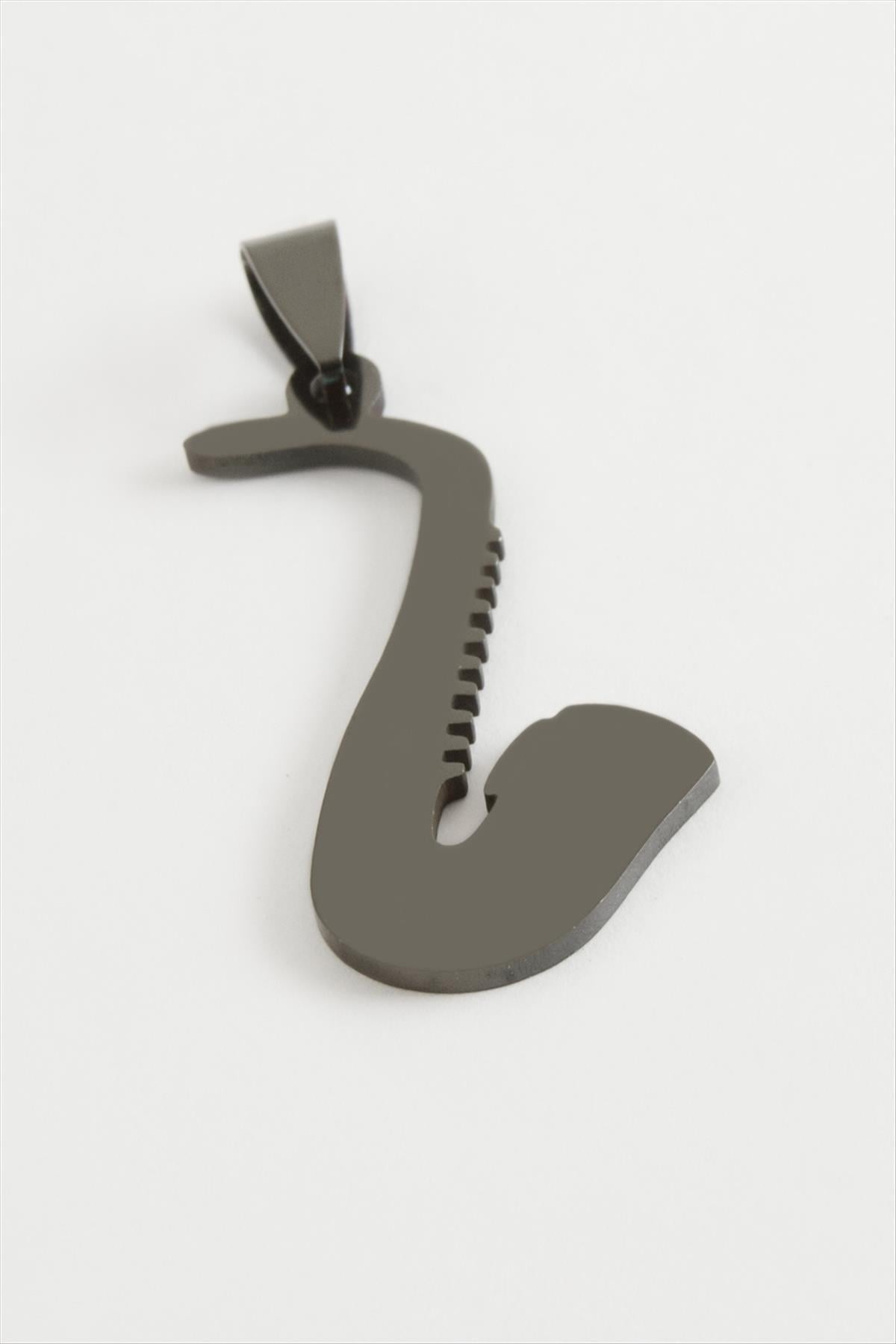 Oval Çelik Kolye Ucu 3,5 cm