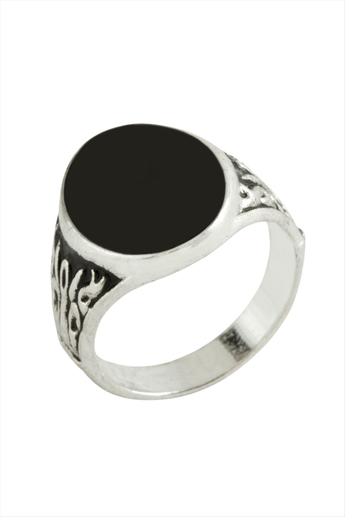 Oval Metal Erkek Yüzük