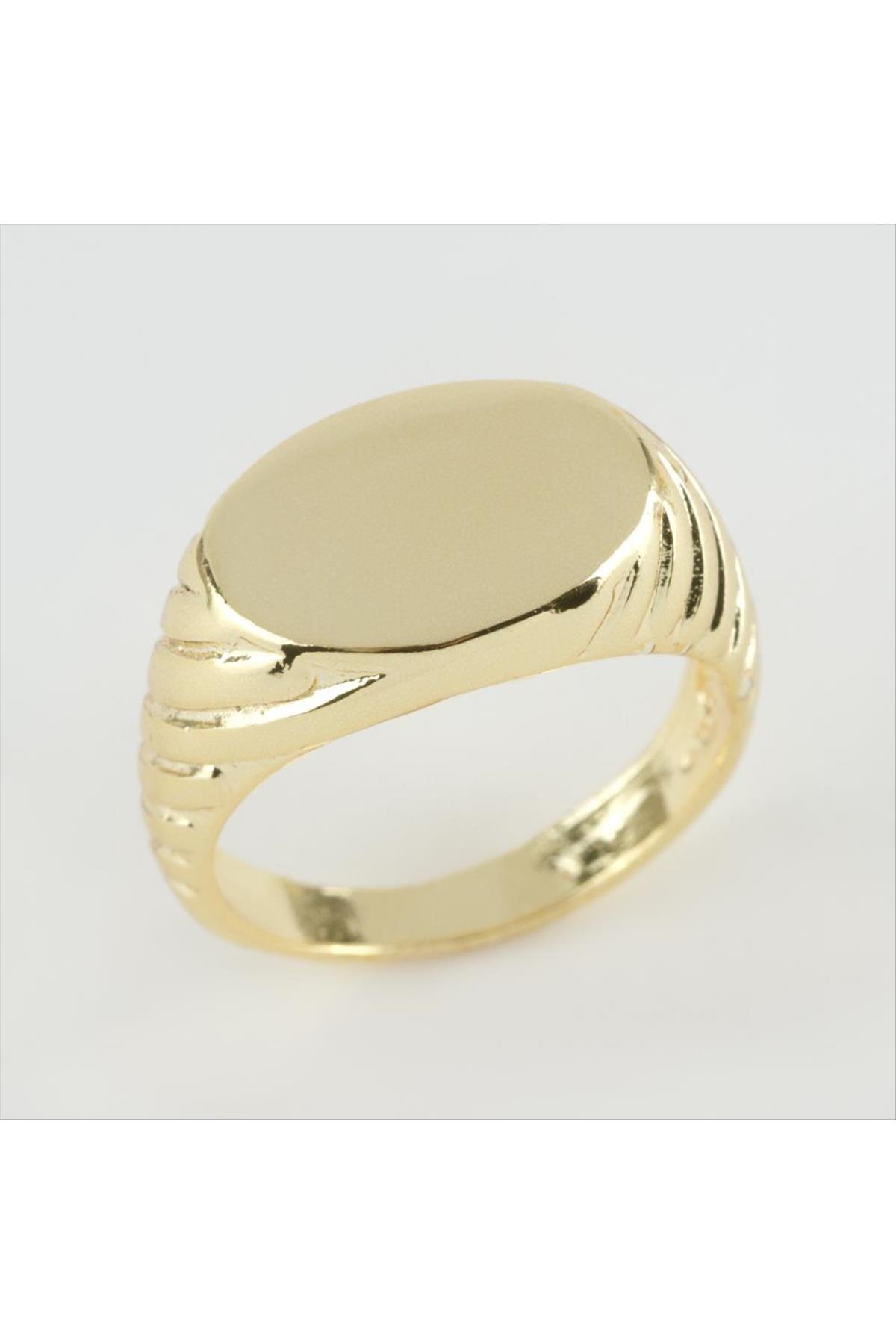Oval Metal Yüzük