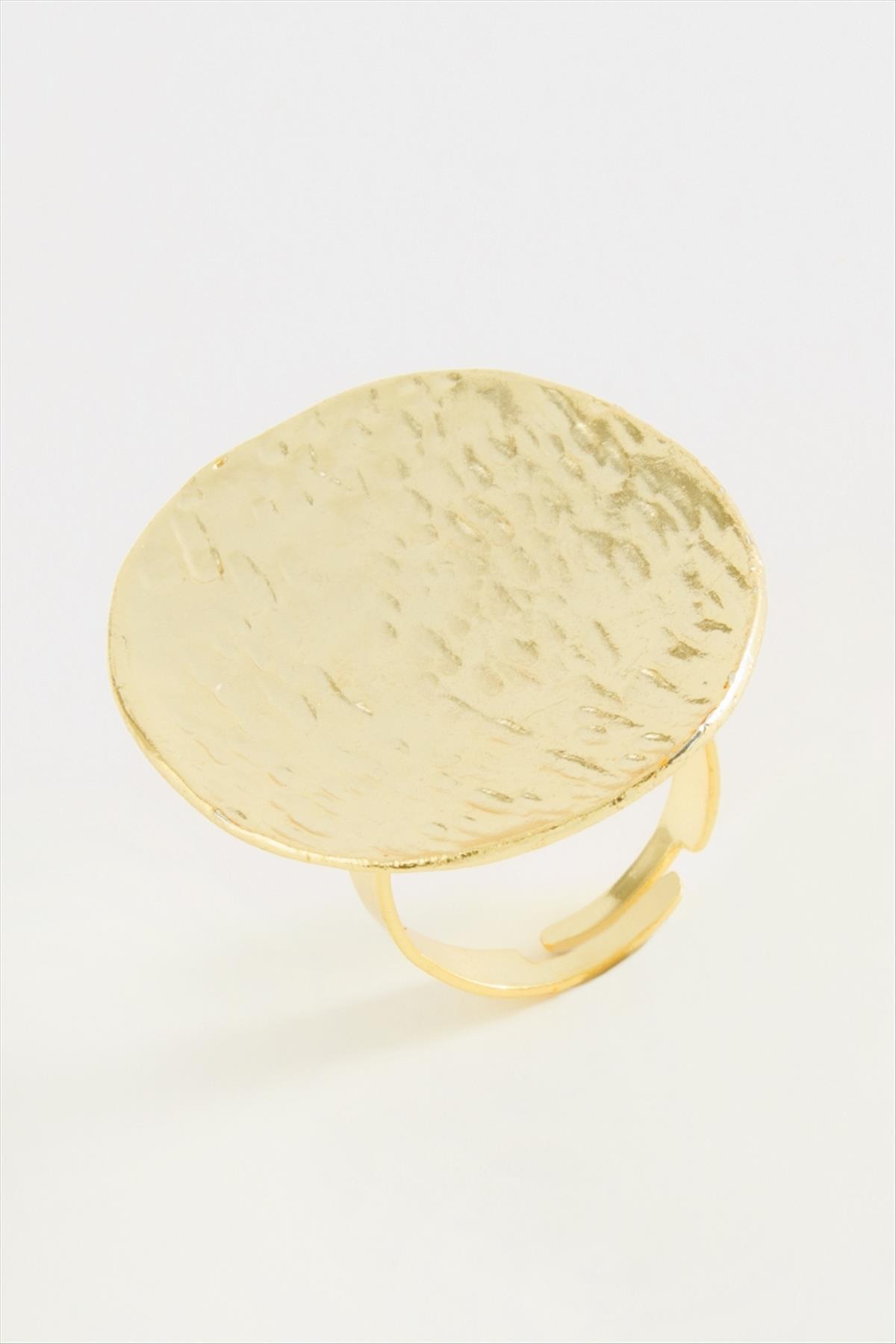 Oval Metal Yüzük