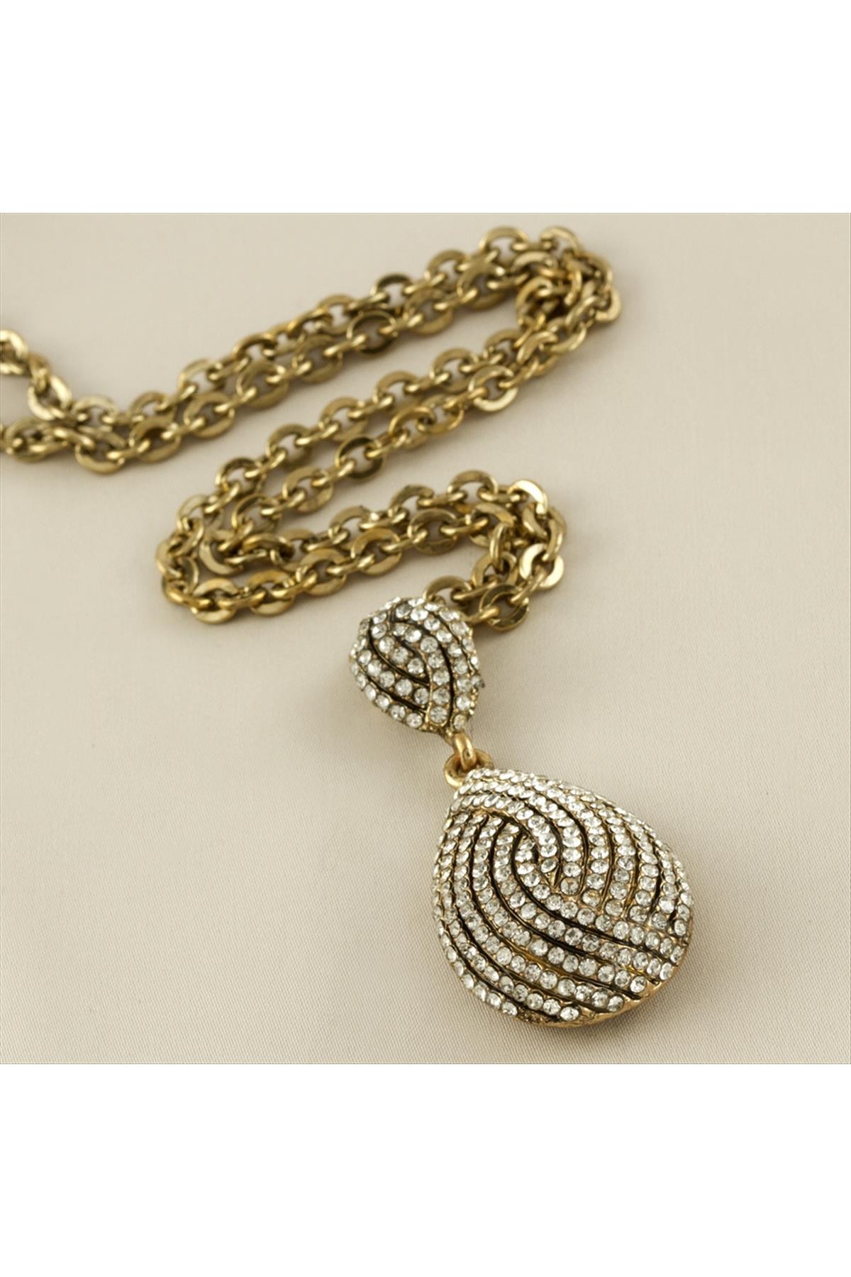 Oval Otantik Kolye