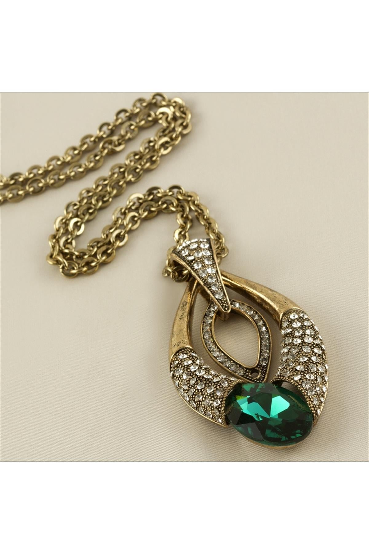 Oval Otantik Kolye
