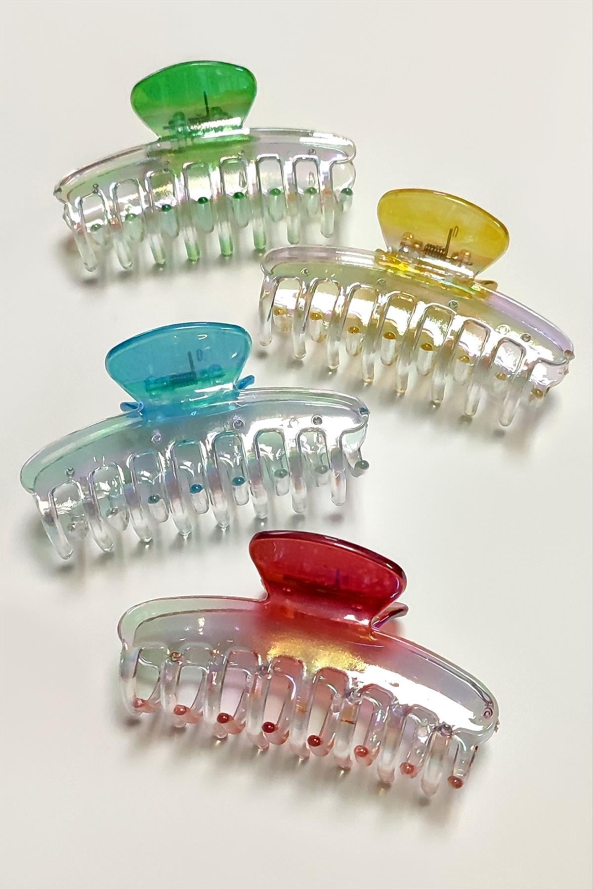 Oval Renkli Mandal Toka 10 cm
