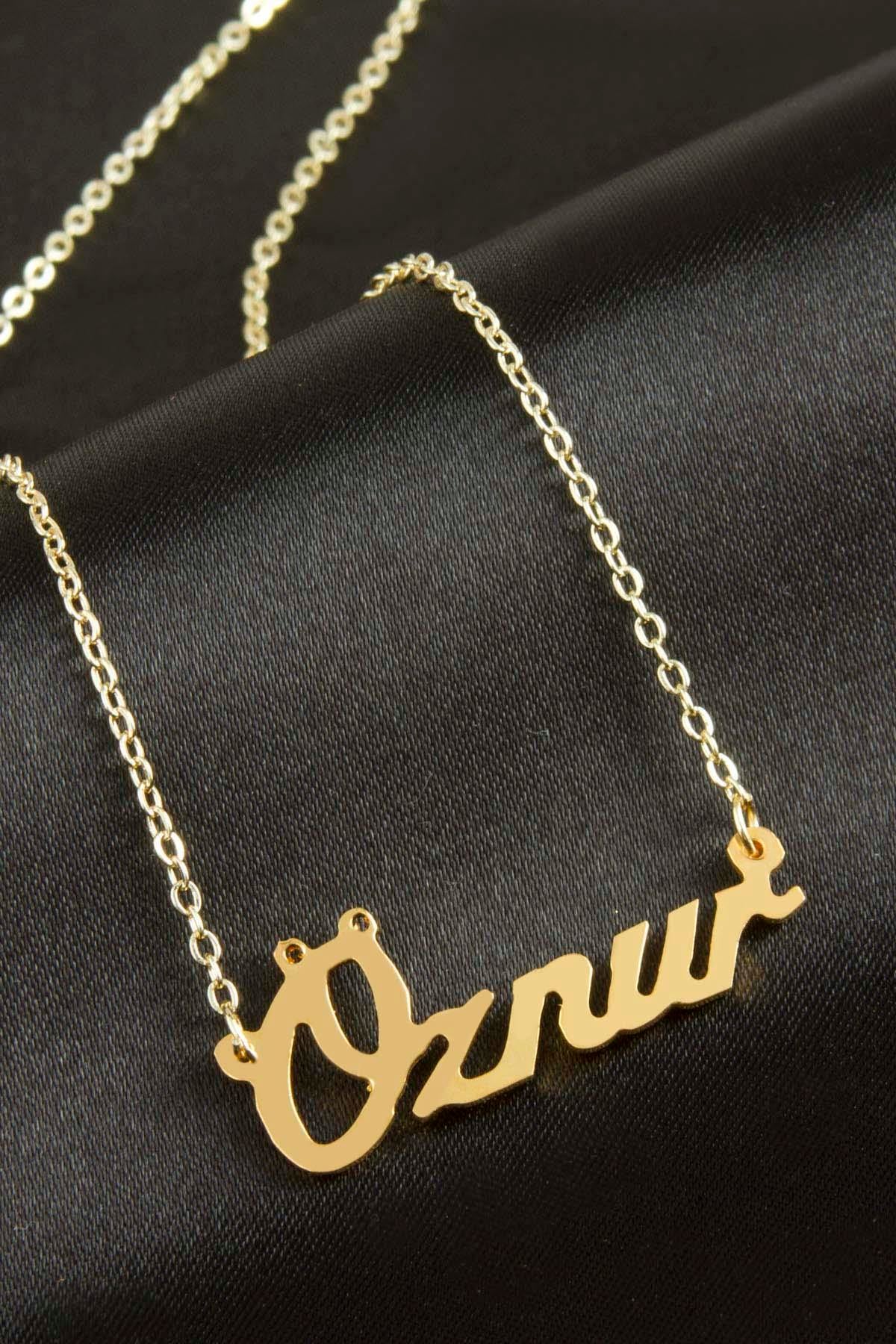 Öznur isimli kolye (Kişiye Özel)