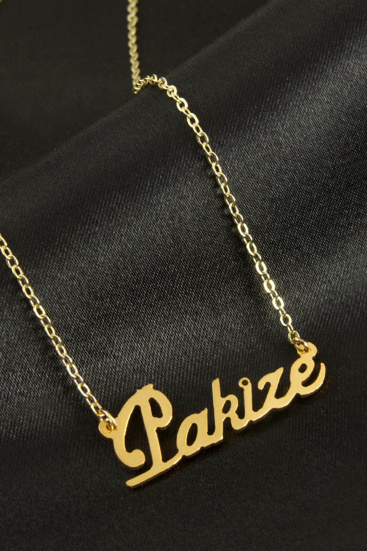 Pakize İsimli Kolye (Kişiye Özel)