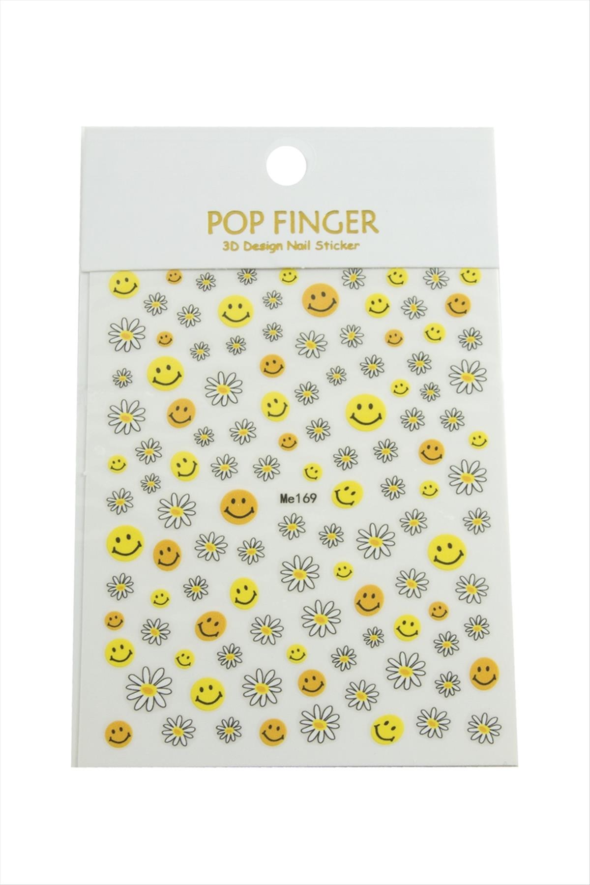 Papatya Emoji Tattoo Dövme Sticker