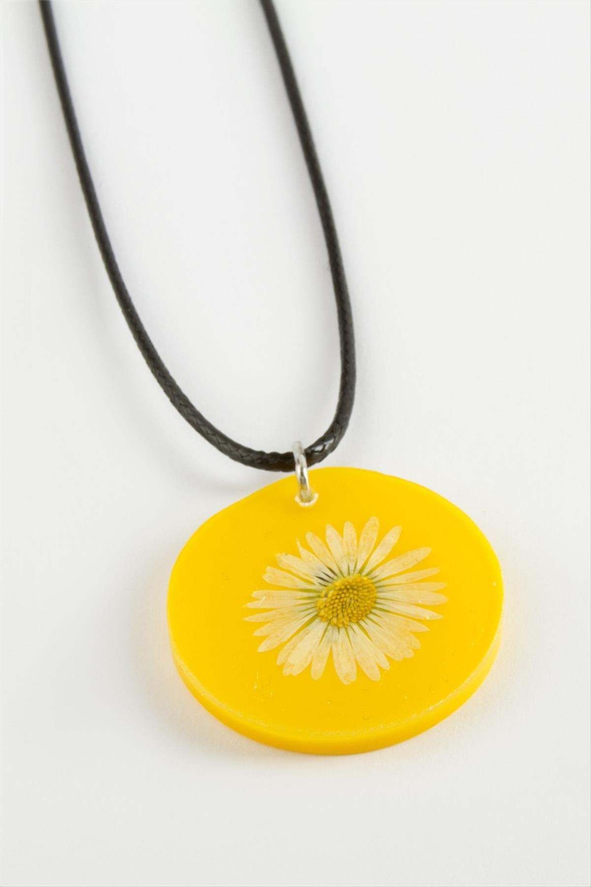 Papatya Epoksi Kolye