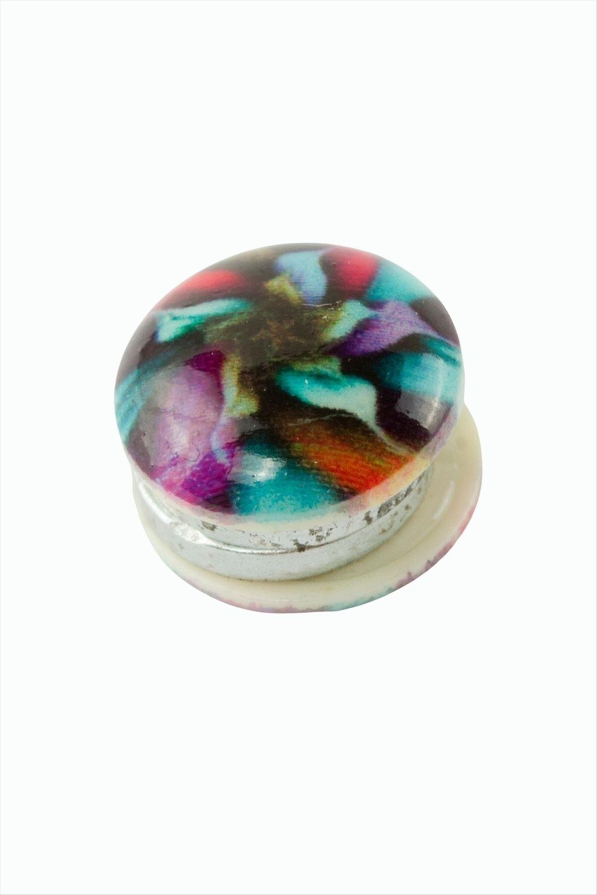 Renkli Kupa Eşarp Mıknatısı 1 Adet