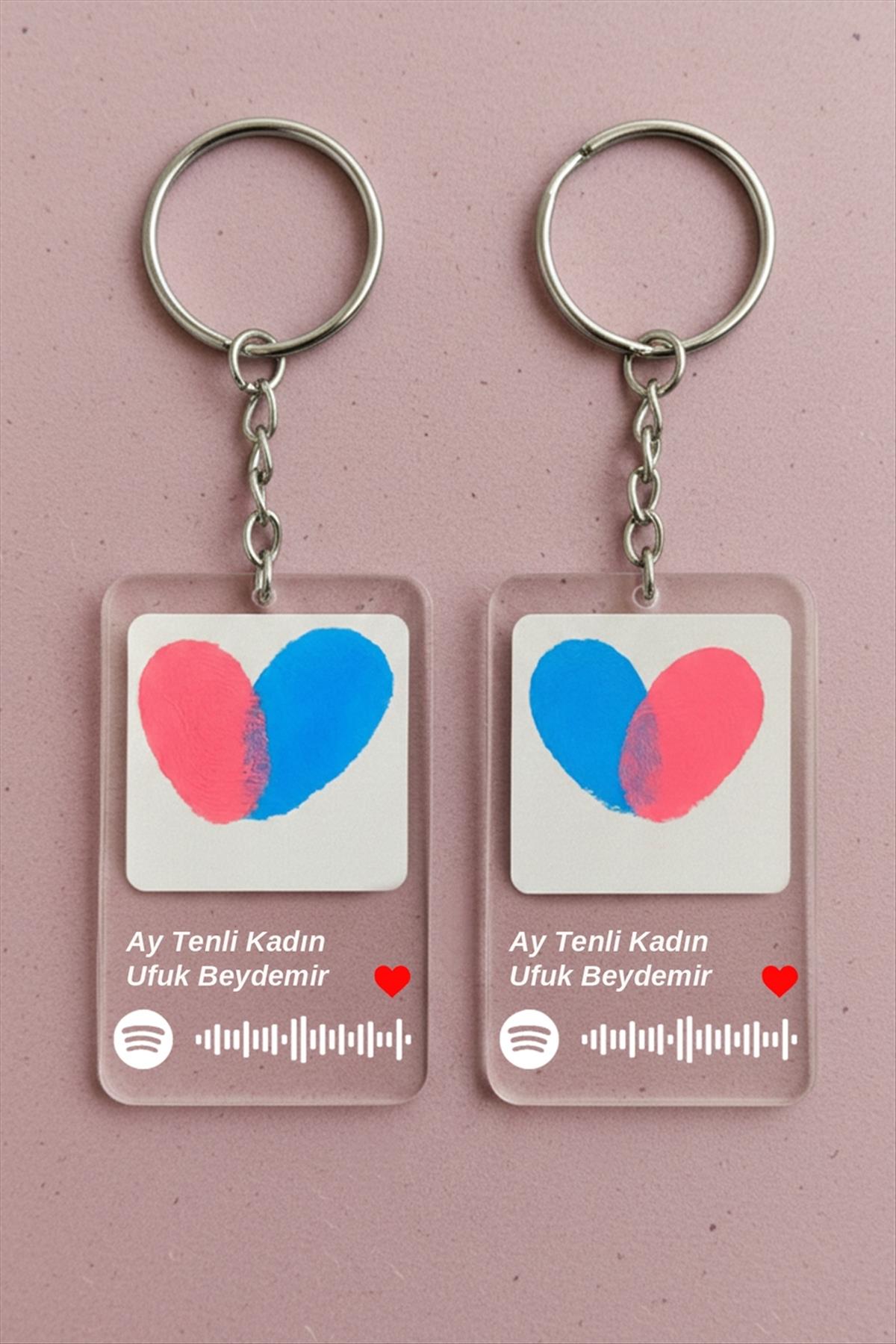 Sevgili Parmak İzli Anahtarlık Yapma Seti