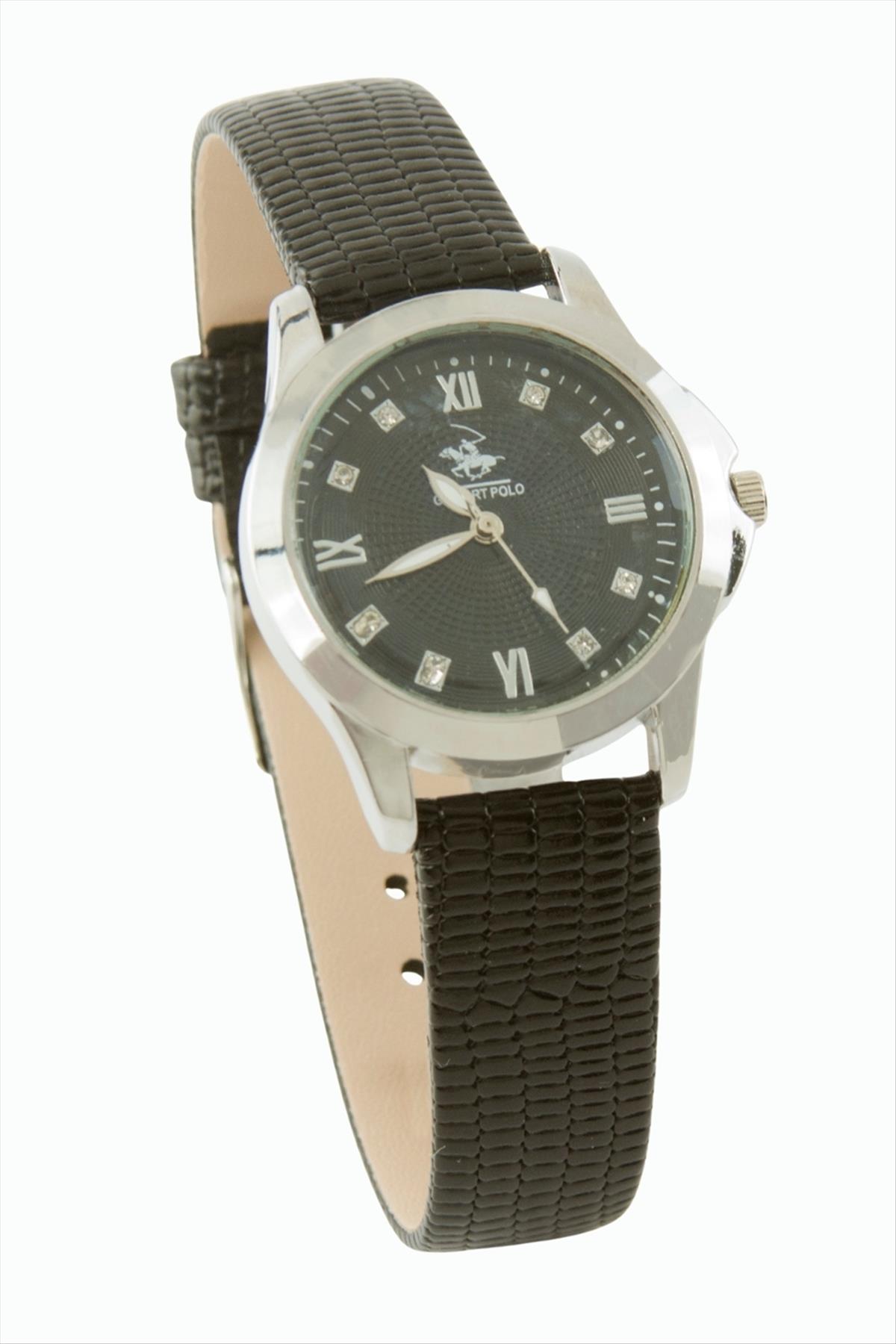 Siyah Renkli Kayışlı Bayan Kol Saati