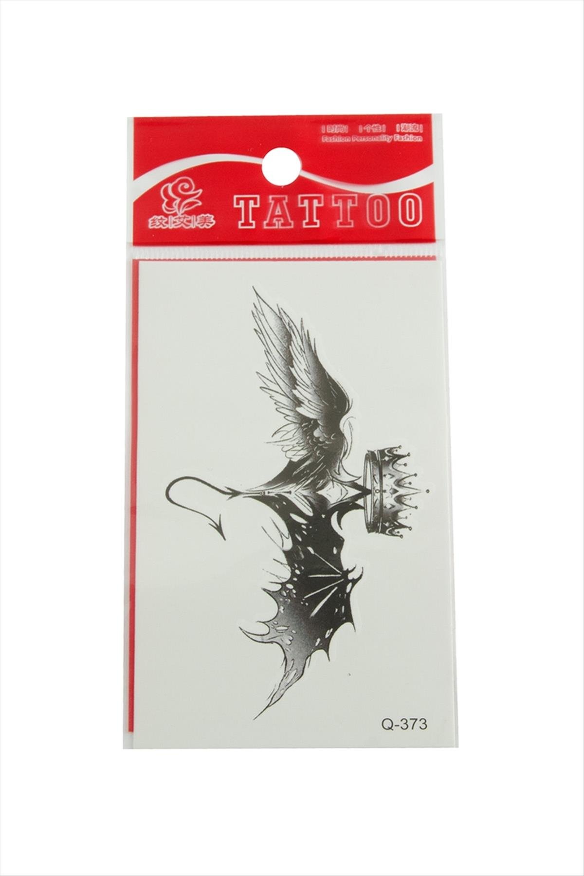 Taç Yarasa Tattoo Dövme Sticker