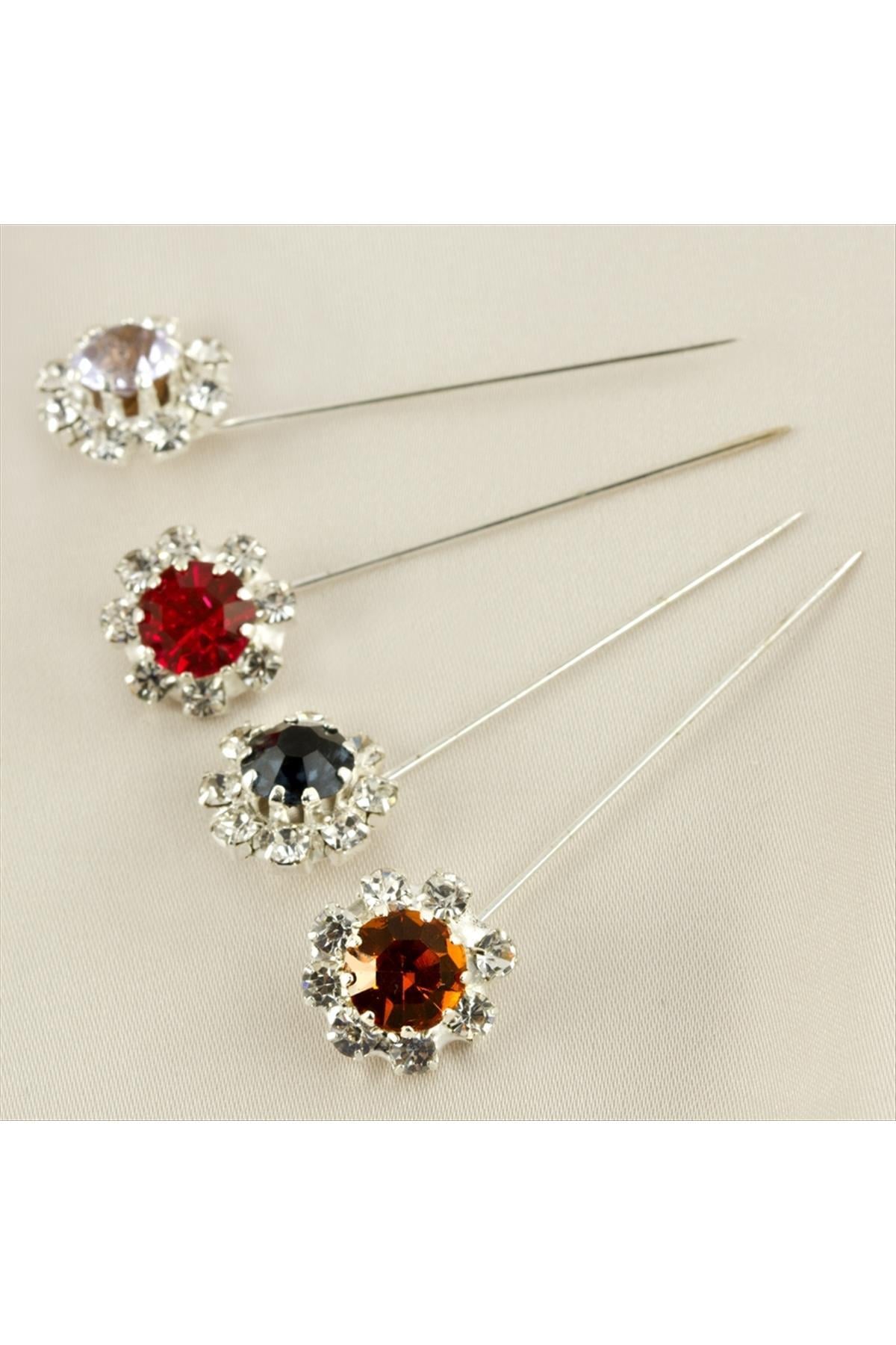 Taşlı Eşarp İğnesi