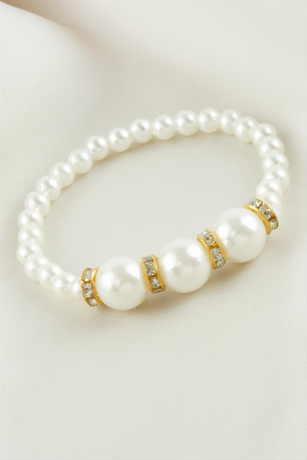 Taşlı İnci Bileklik