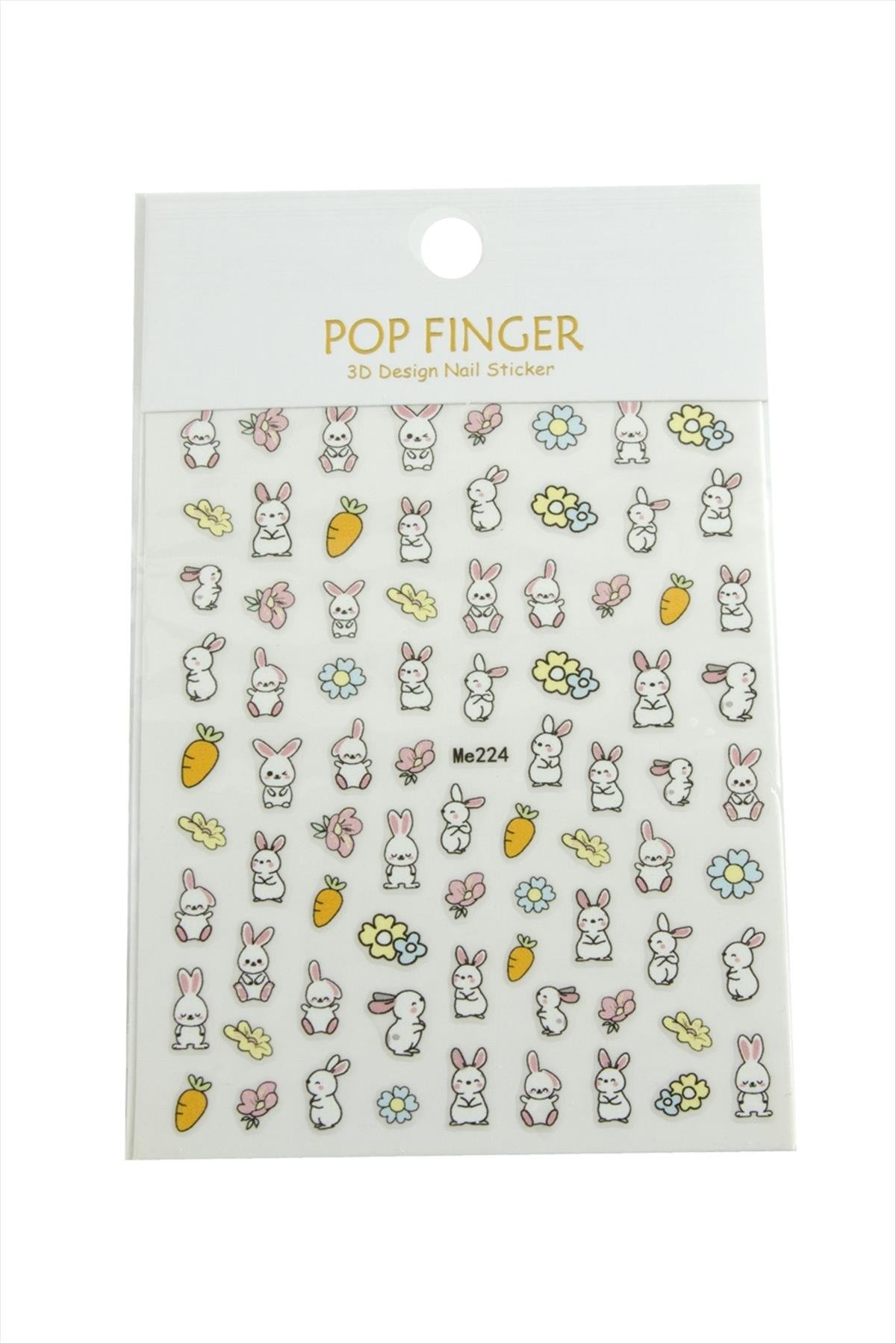 Tavşan Havuç Tattoo Dövme Sticker