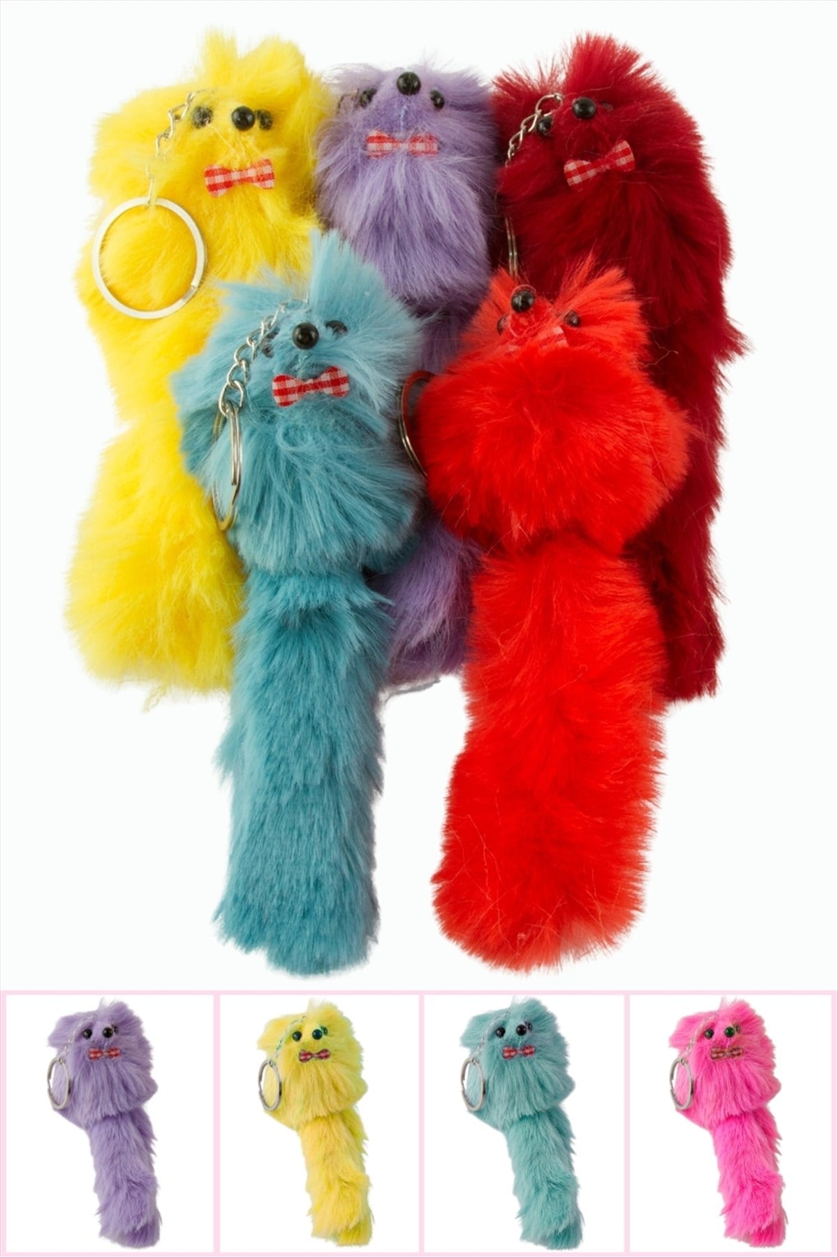 Tilki Peluş Çanta Anahtarlık