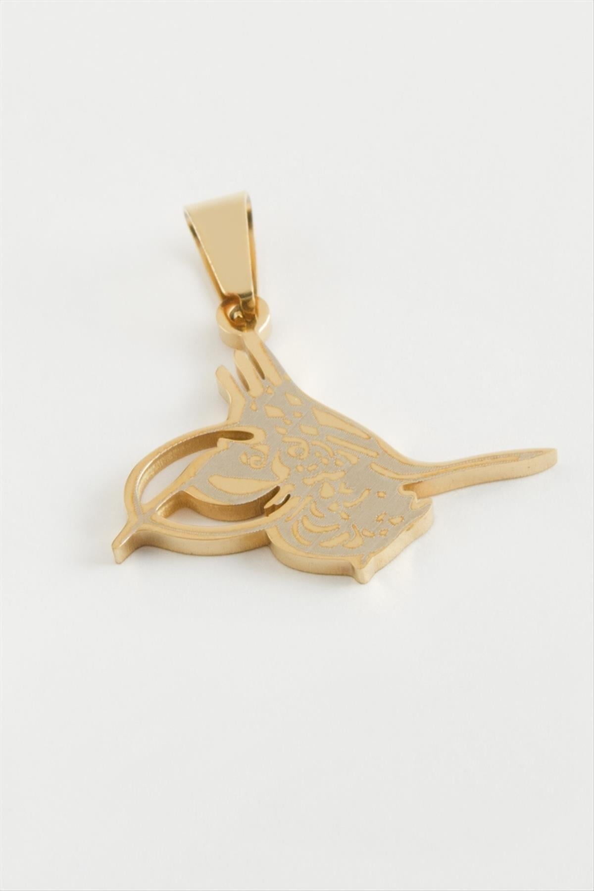 Tuğra Çelik Kolye Ucu 3 cm