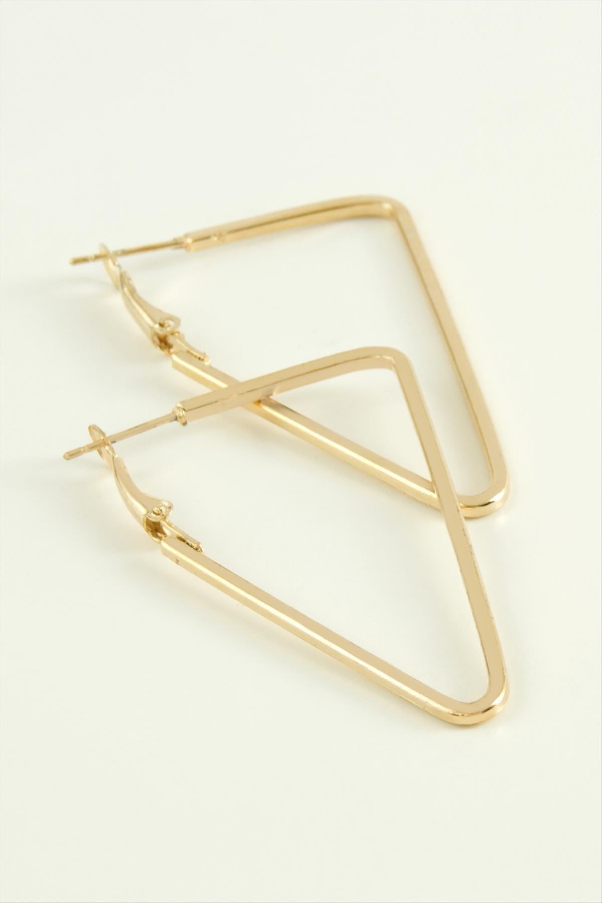 Üçgen Halka Küpe 5 cm