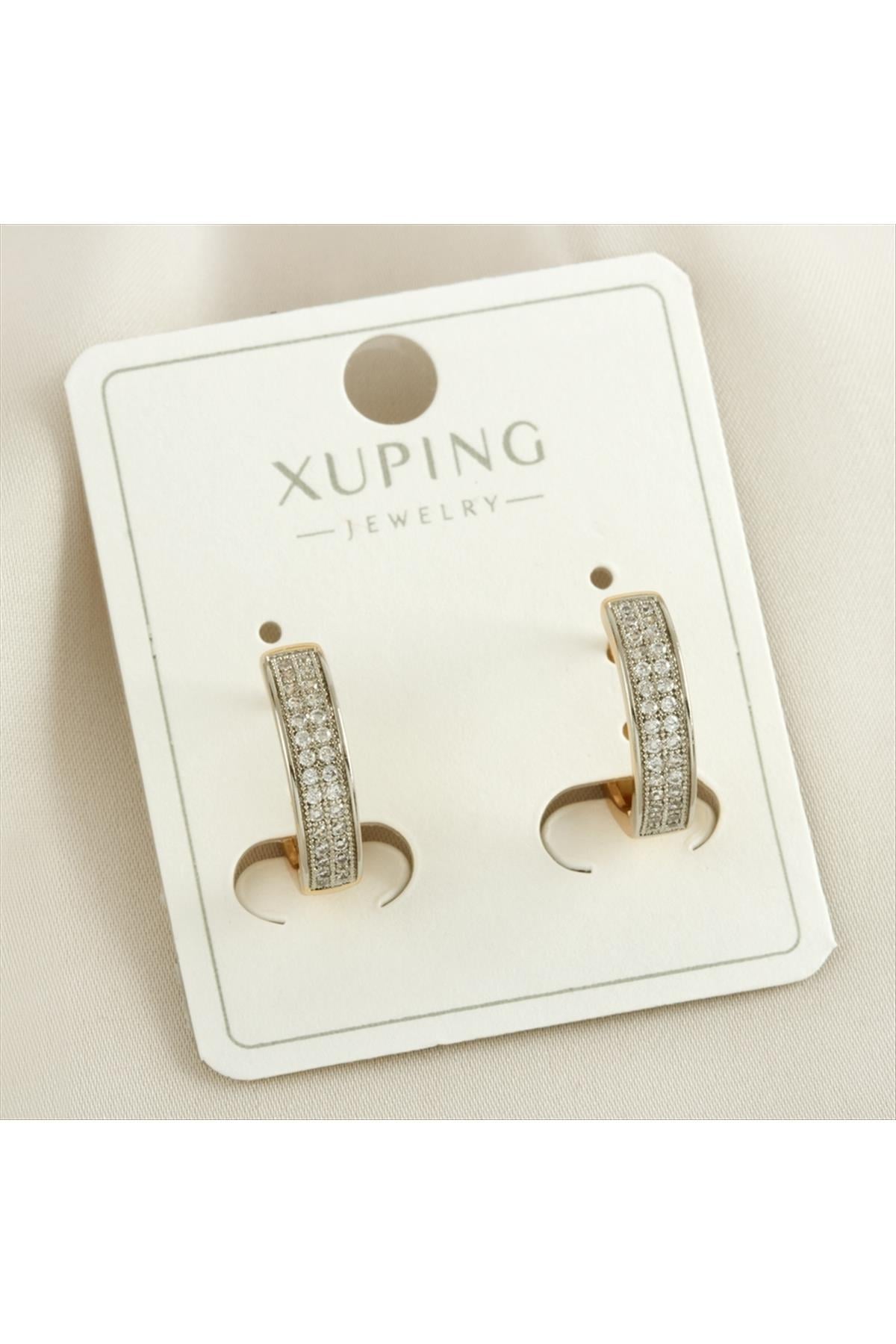 Xuping Zirkon Taşlı Lüks Küpe