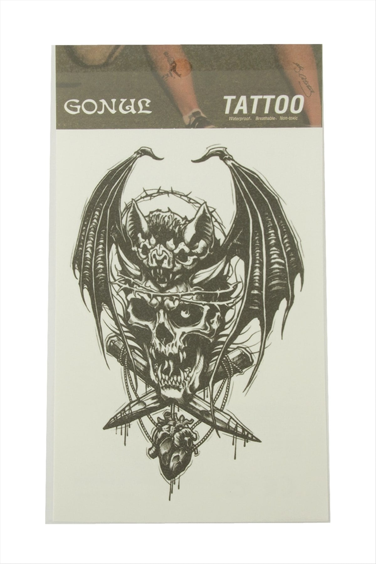 Yarasa Tattoo Dövme Sticker