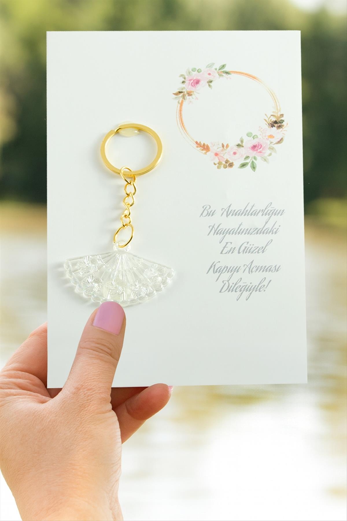 Yelpaze Figürlü Anahtarlık