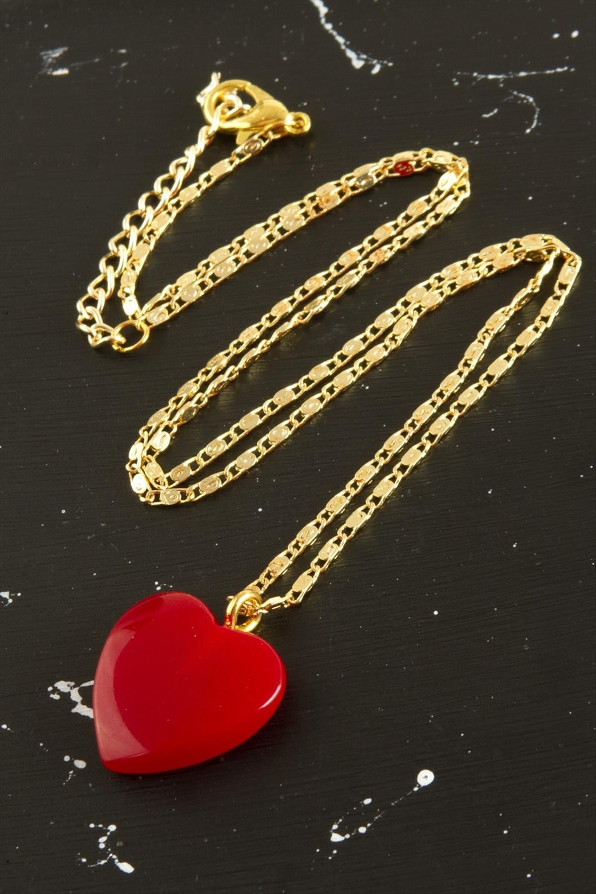 Yeni Sezon Kalp Kolye