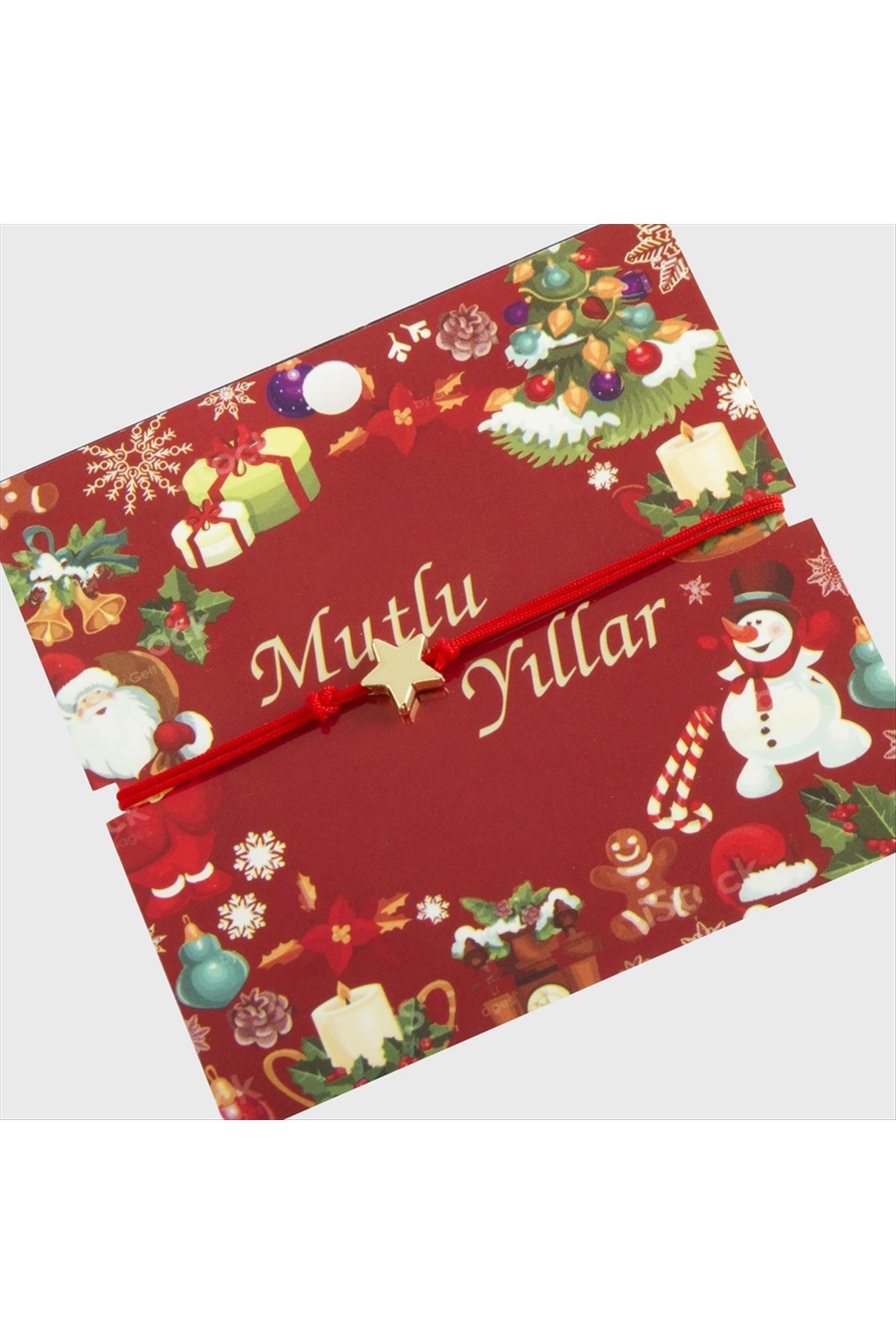Yıldız Mutlu Yıllar Yılbaşı Bilekliği