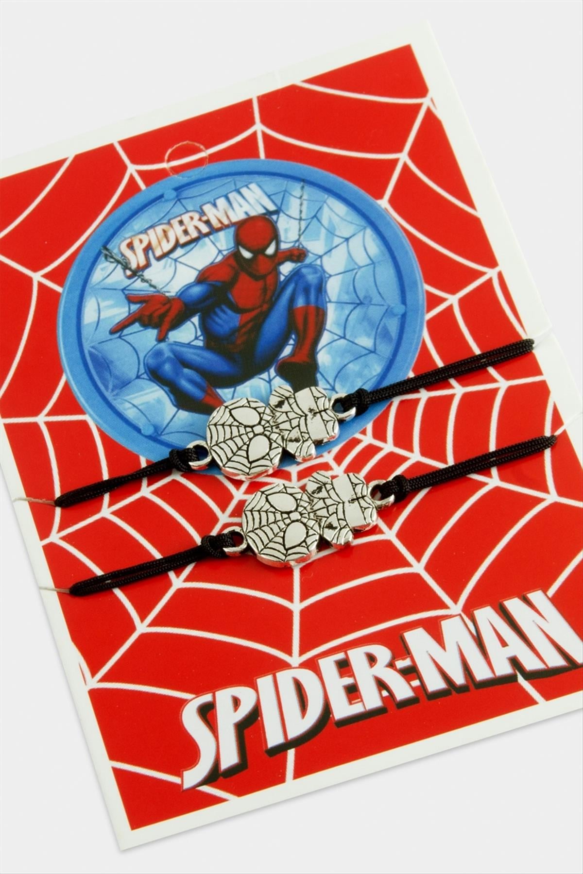 2 Adet Örümcek Adam İp Bileklik