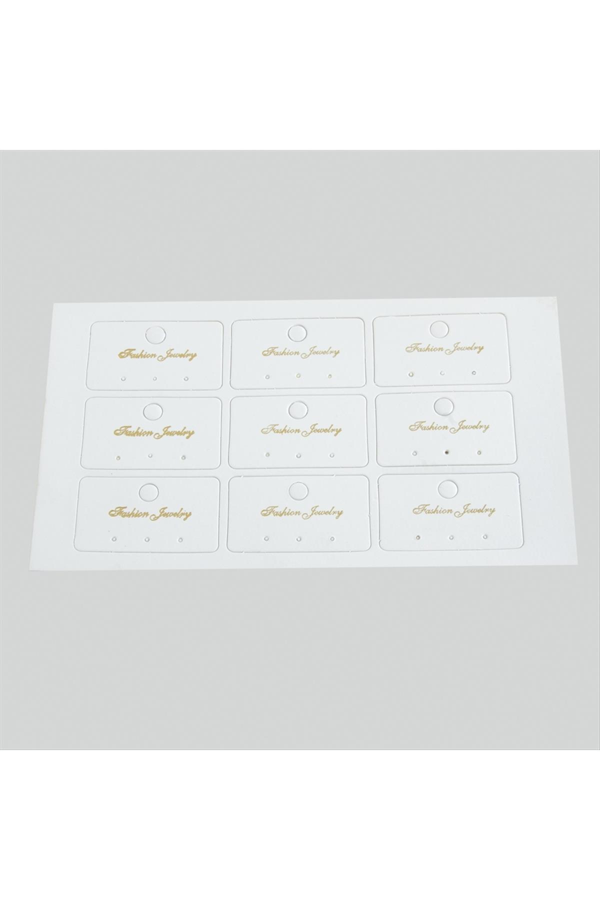 3 Delikli Lüx Küpe Kartı